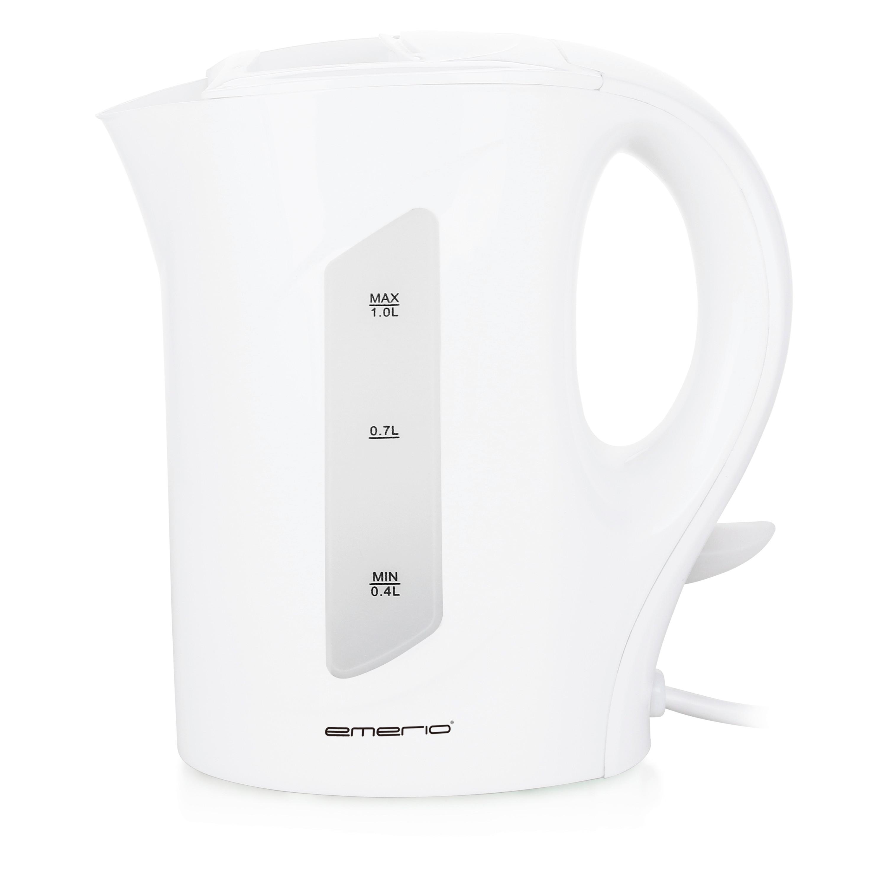 Wasserkocher Zuie in Weiß max. 750-990 Watt - Weiß, KONVENTIONELL, Kunststoff (19,5/11/20cm) - Insido
