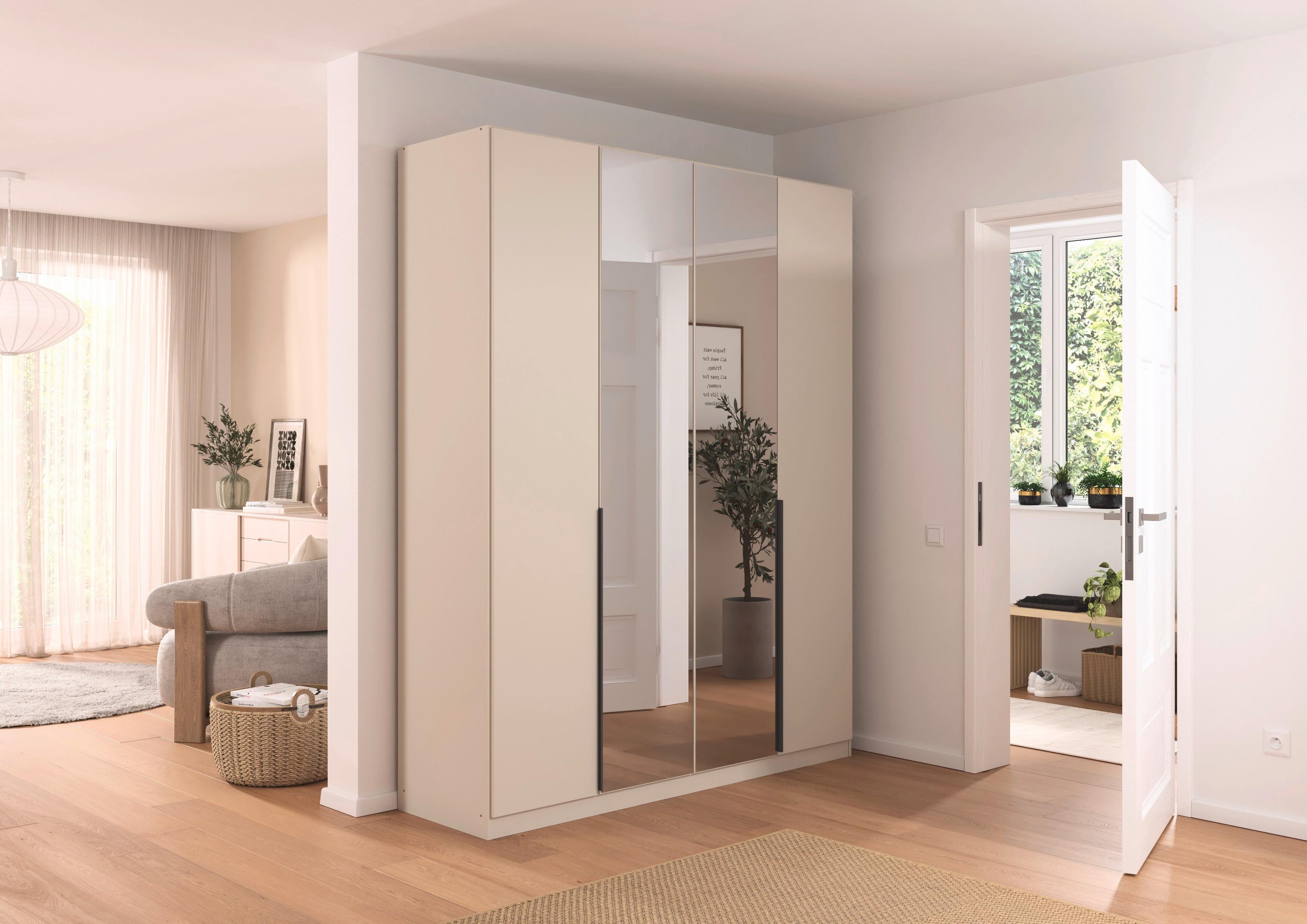 Ormar S Klasičnim Vratima Alabama - srebrne boje/boje šampanjca, Trend, drvni materijal (181/229/54cm) - Modern Living