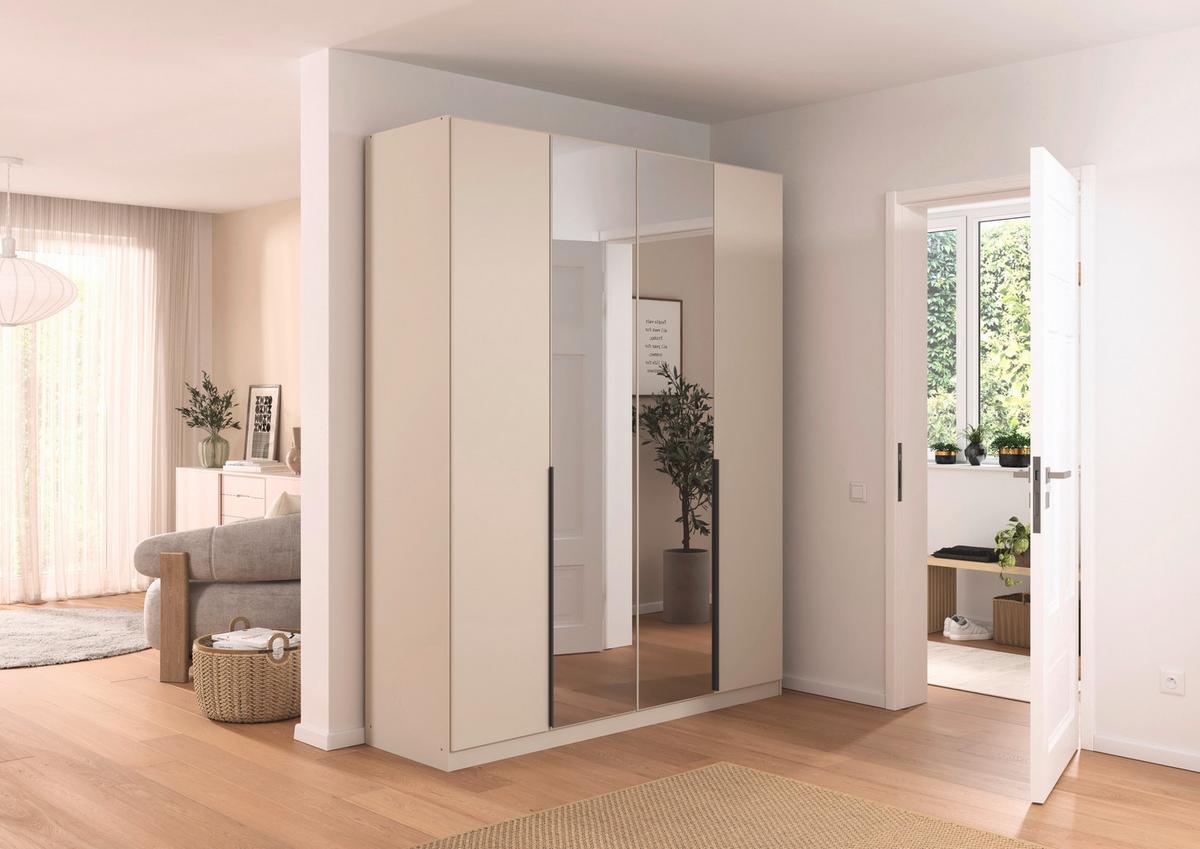 Ormar S Klasičnim Vratima Alabama - srebrne boje/boje šampanjca, Trend, drvni materijal (181/229/54cm) - Modern Living