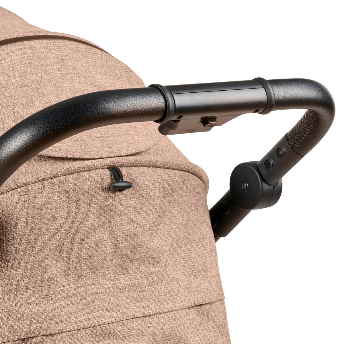 WÓZEK SPACEROWY SMART CRUISER - beżowy/czarny, Trend, tworzywo sztuczne/metal (55/56/107cm) - Jimmylee