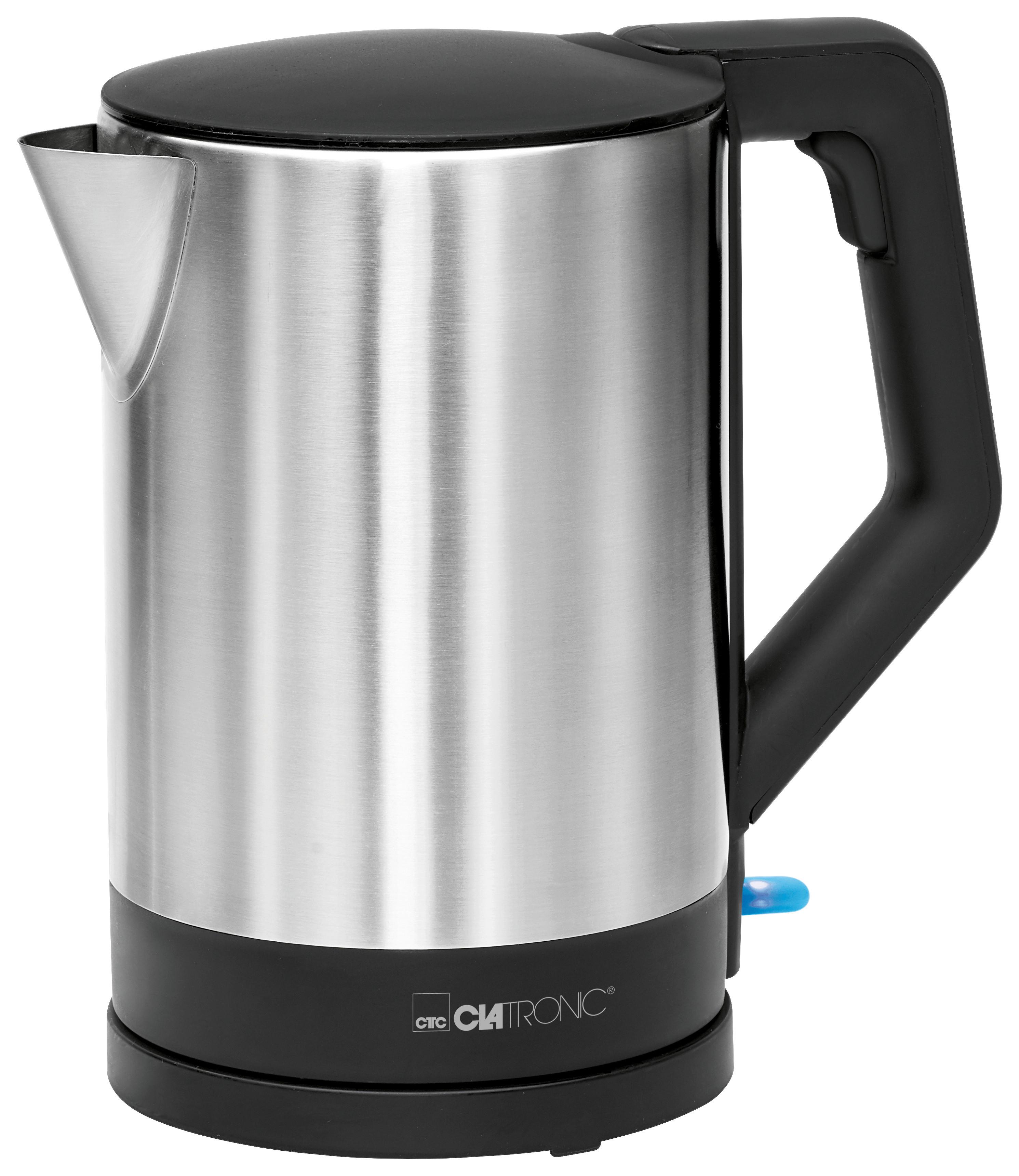 CZAJNIK ELEKTRYCZNY WKS 3692 SW - kolor stalowy/czarny, Trend, tworzywo sztuczne/metal (21/22/16cm) - Clatronic
