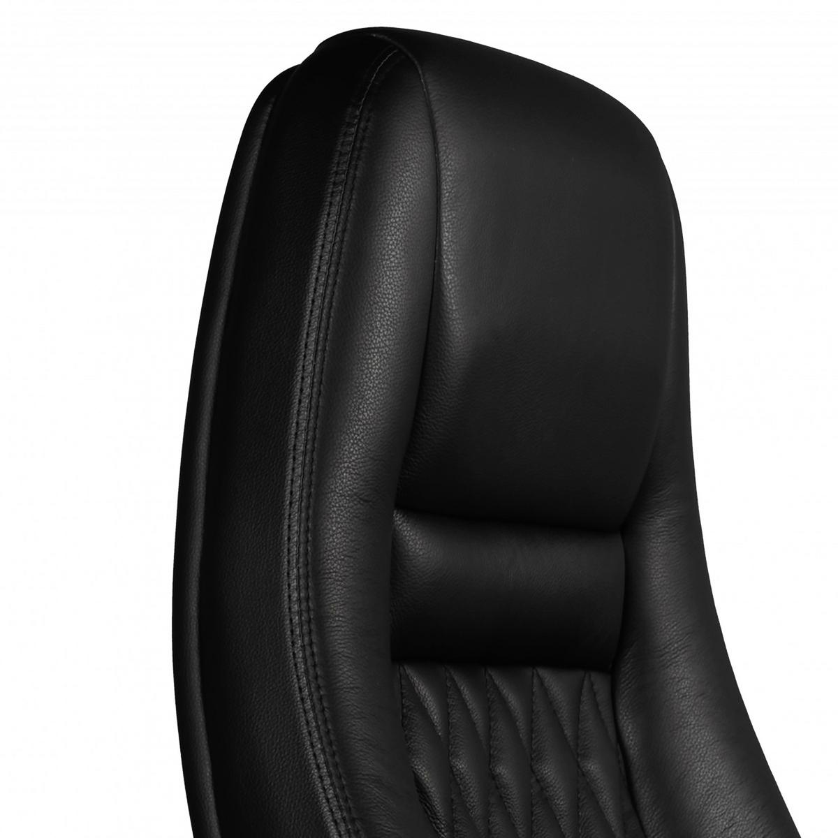 Pisarniški Stol Austin - črna/barve aluminija, Moderno, kovina/umetna masa (68/130/68cm) - MID.YOU