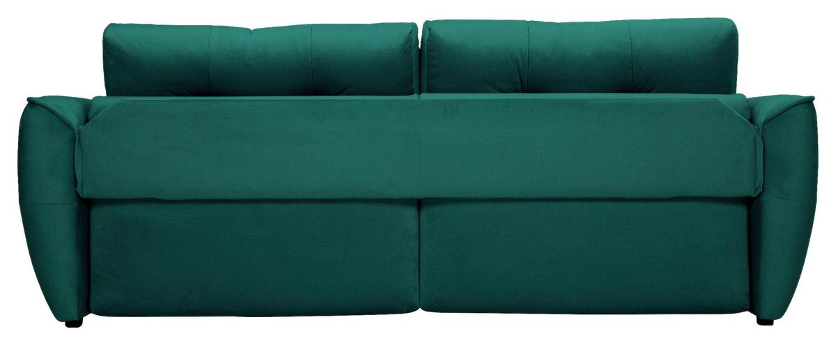 Schlafsofa Bombei in Grün - Schwarz/Grau, MODERN, Holz/Holzwerkstoff (243/94/125cm) - Premium Living