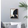 VÄGGDEKORATION CLEA - beige/ljusbrun, Basics, papper/trä (30/40/1,5cm) - Modern Living