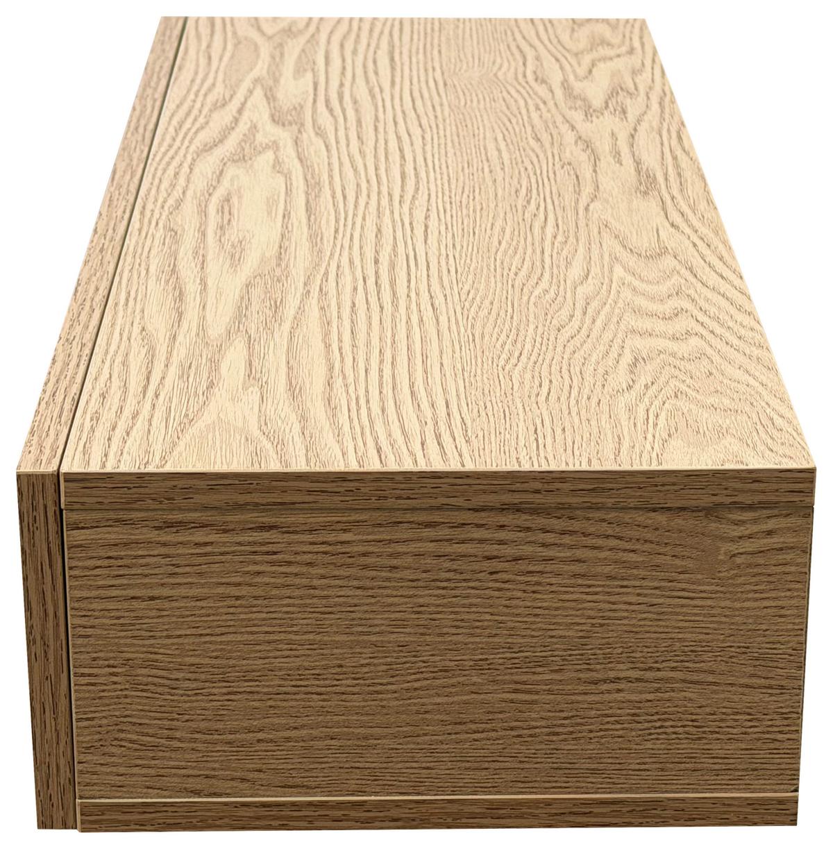 Wandkonsole Noah Naturfarben - Naturfarben, MODERN, Holzwerkstoff (60/12/23,5cm) - Mömax