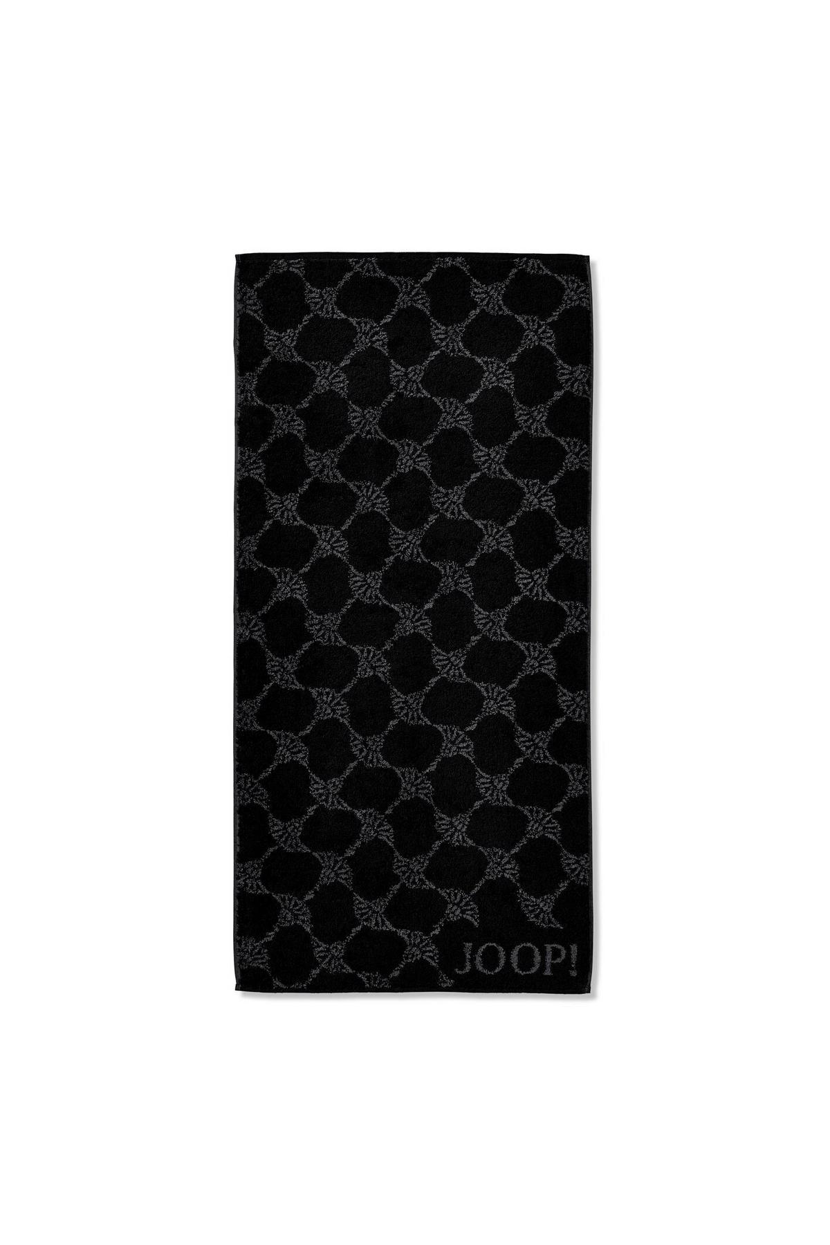 RĘCZNIK DO SAUNY JOOP! CLASSIC CORNFLOWER - czarny, Basics, tkanina (80/200cm) - Joop!