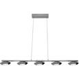 Pendelleuchte Leonita mit Led 5-flammig - Chromfarben, MODERN, Metall (90/11,5/120cm) - Mömax modern living Pendelleuchte Leonita mit Led 5-flammig - Chromfarben, MODERN, Metall (90/11,5/120cm) - Mömax modern living