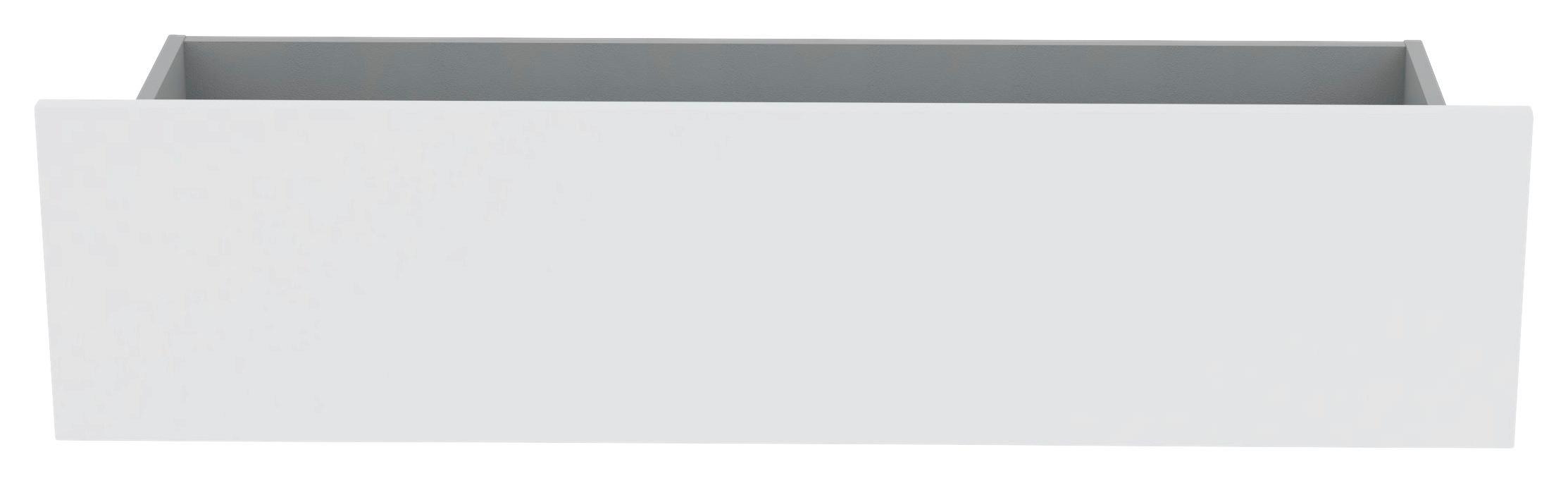 Schublade Unit in Weiß - Weiß, MODERN, Holzwerkstoff (90,9/21,9/36,6cm) - Based