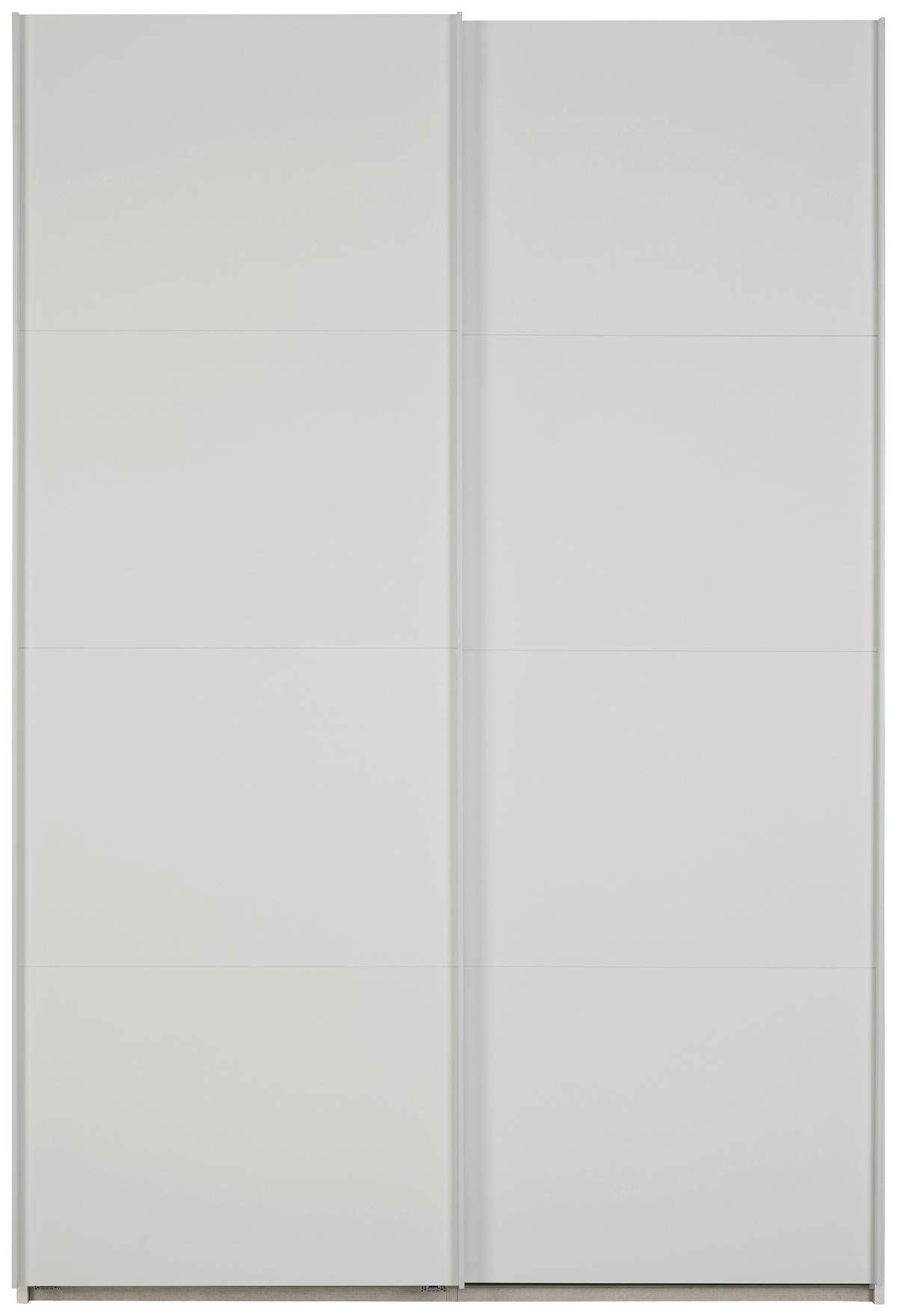 Ormar S Kliznim Vratima Lago - bijela, Moderno, drvni materijal/metal (150/222/60cm) - Premium Living