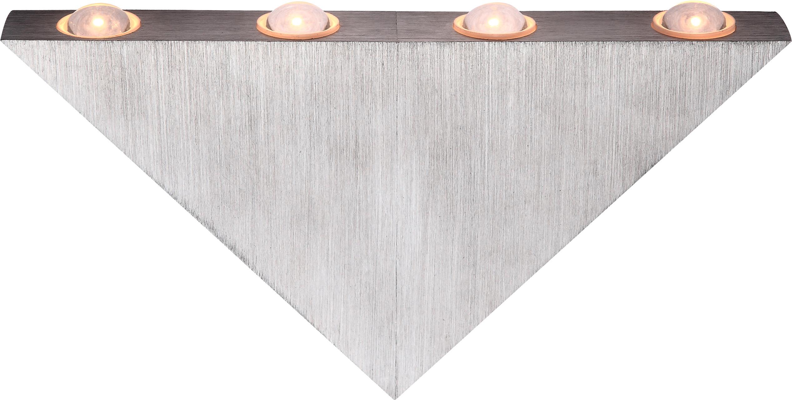 LED-Wandleuchte Gordon in Metallfarben max. 5 Watt - Design, Kunststoff/Metall (23,5/3/12,5cm) - Globo