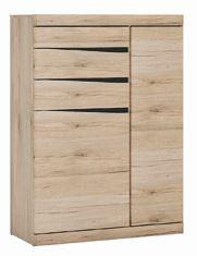 Comodă SUMMER - stejar San Remo, Modern, material pe bază de lemn (86/119/40cm) - Modern Living