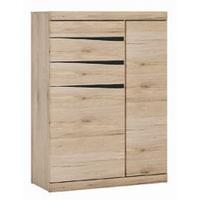 Comodă SUMMER - stejar San Remo, Modern, material pe bază de lemn (86/119/40cm) - Modern Living