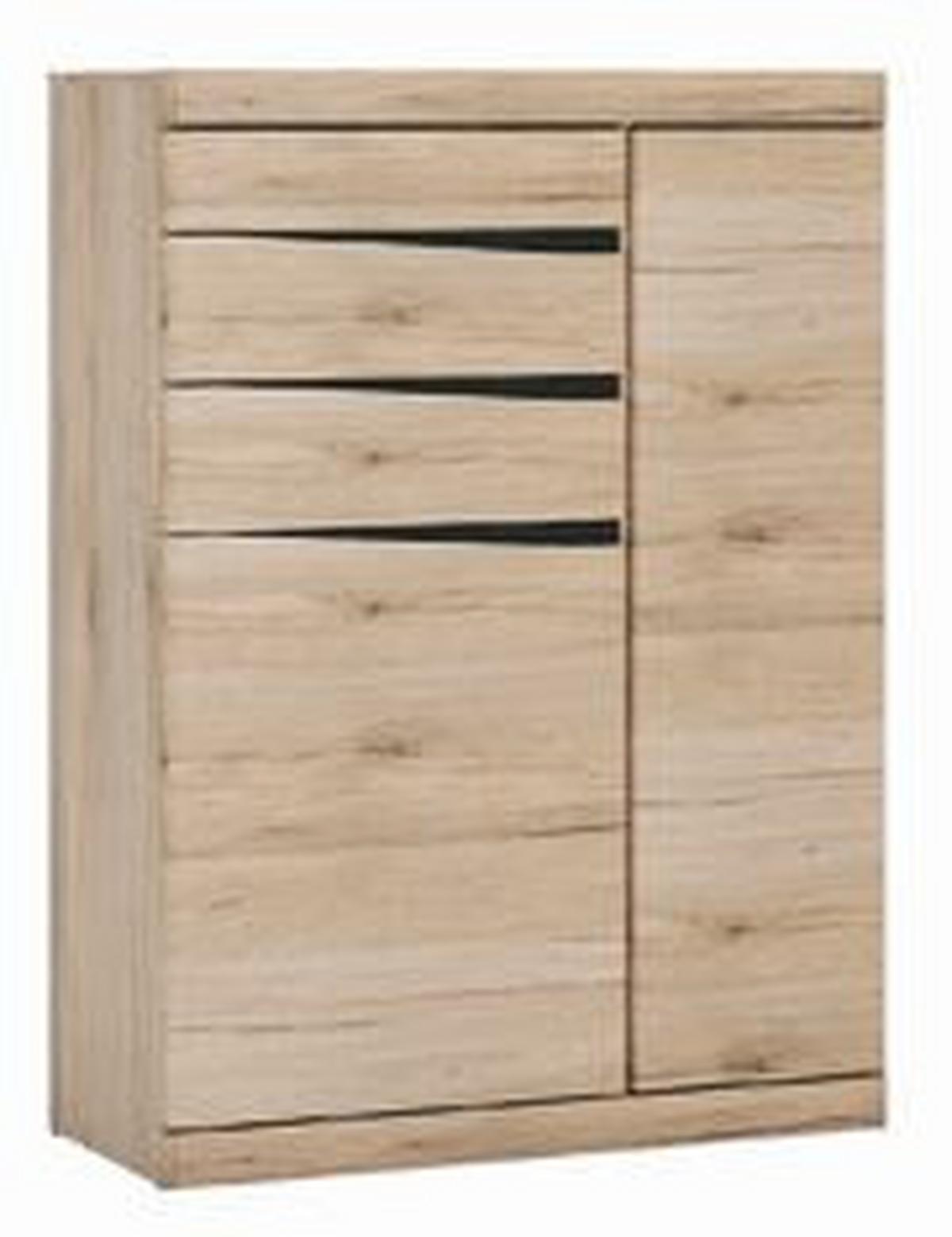 Comodă SUMMER - stejar San Remo, Modern, material pe bază de lemn (86/119/40cm) - Modern Living