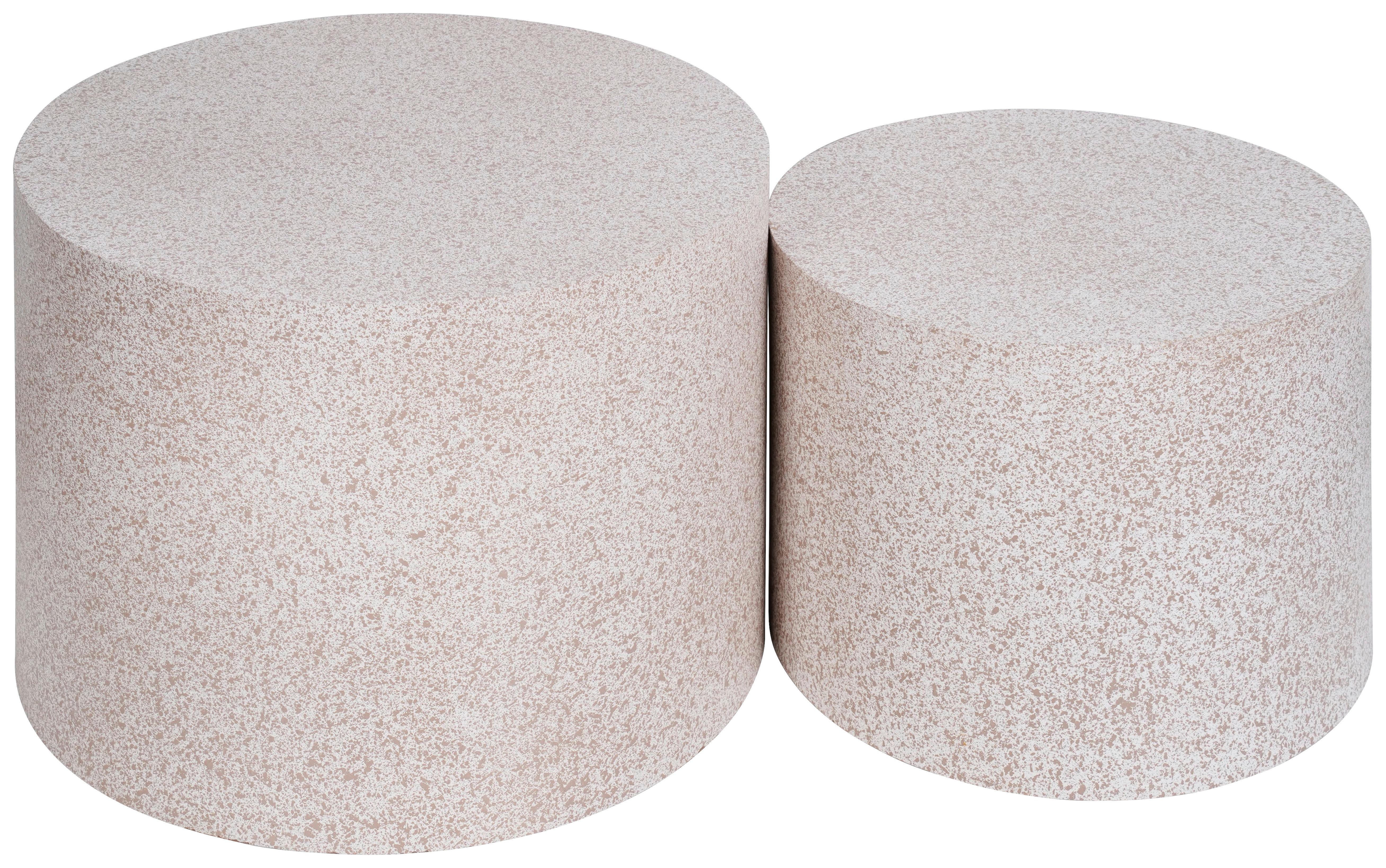 Masă auxiliară 2/1 PAUL - sahara, Modern, material pe bază de lemn (48/38/38/32cm) - Modern Living