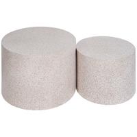 Masă auxiliară 2/1 PAUL - sahara, Modern, material pe bază de lemn (48/38/38/32cm) - Modern Living