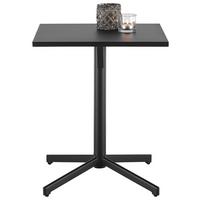 Gartentisch Katar aus Metall - Schwarz, Metall (60/71/60cm) - Mömax