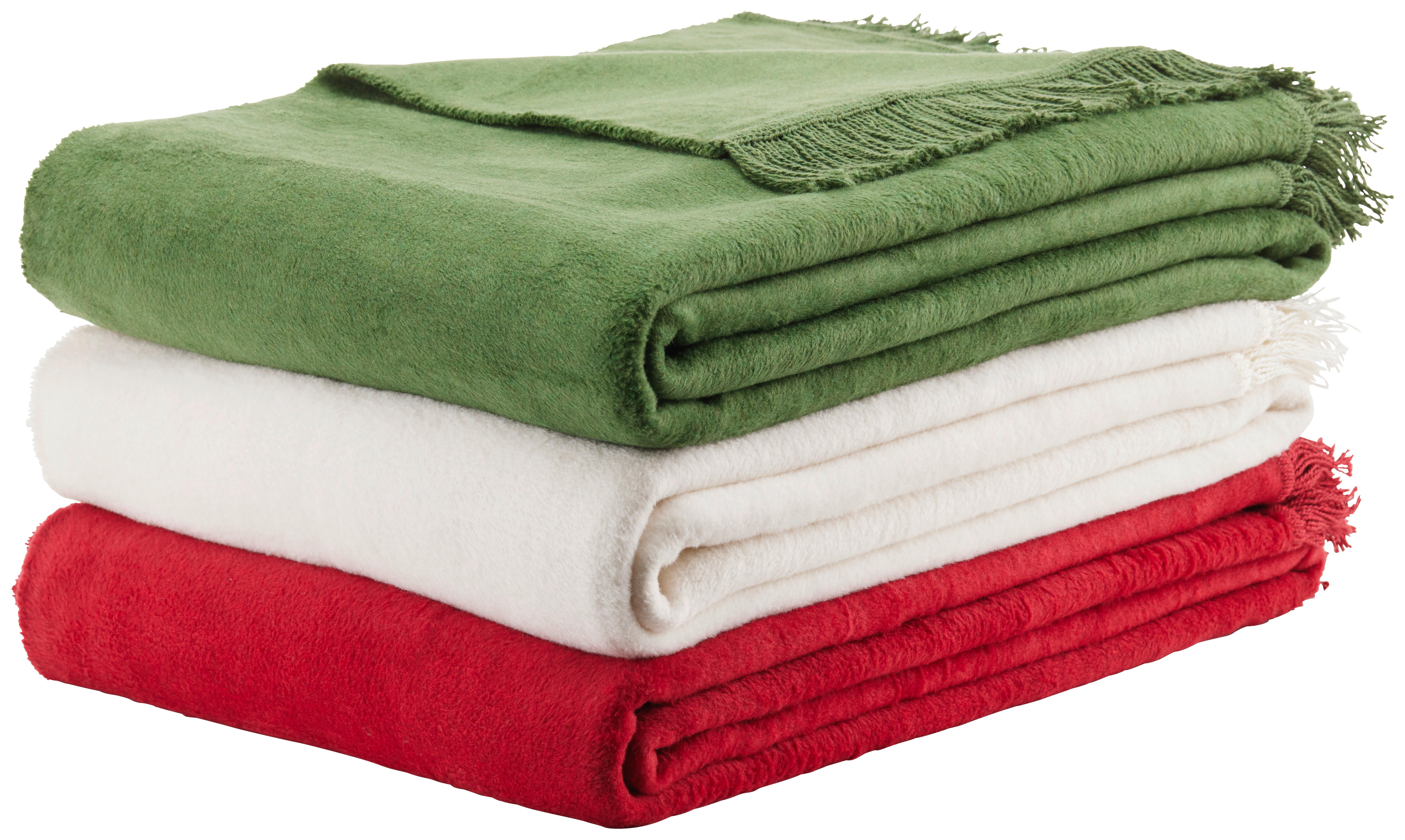 Wohndecke El Sol in Rot ca. 150x200cm - Rot, Textil (150/200cm) - Modern Living