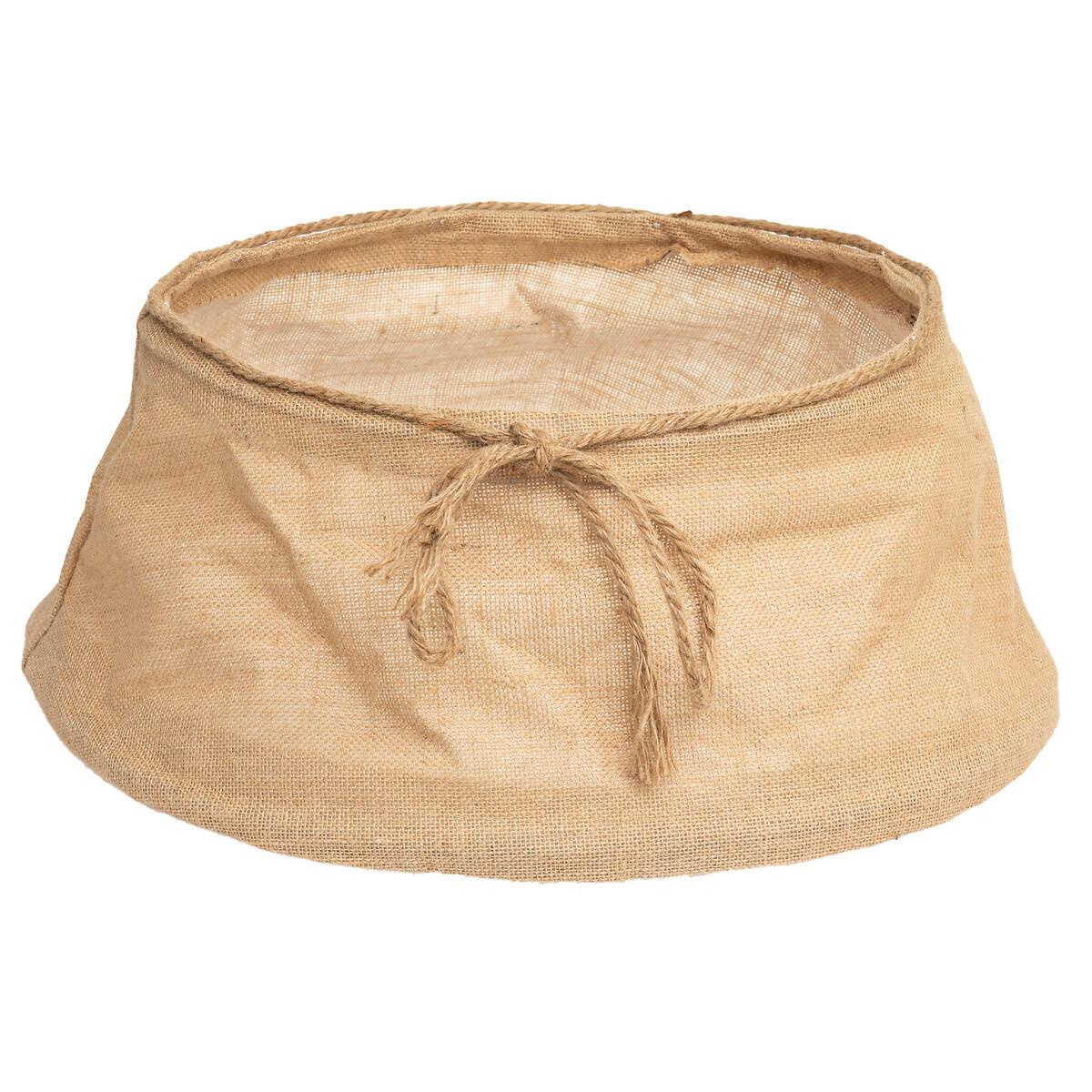 Husă de acoperire suport brad XMAS Tree skirt - bej, Basics, textil (56/32/25cm)