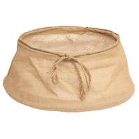 Husă de acoperire suport brad XMAS Tree skirt - bej, Basics, textil (56/32/25cm)