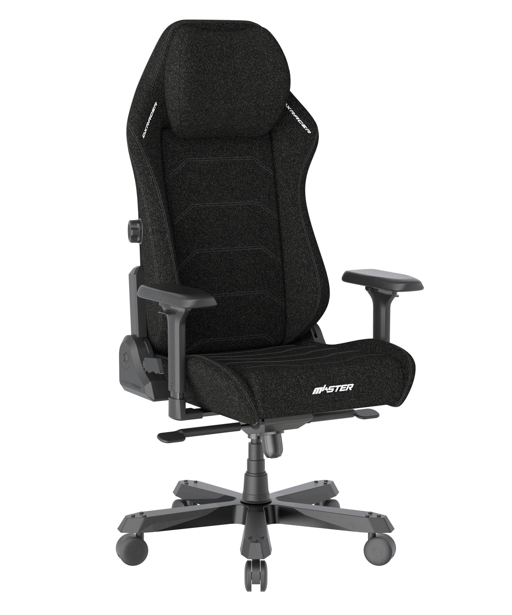 Gamingstuhl Master Schwarz - Schwarz, KONVENTIONELL, Textil/Metall (70/133/70cm) - Dxracer