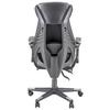 KONTORSSTOL CLIO -EXKLUSIV- - grå/svart, Modern, metall/textil (64/110-117-5/60,5cm) - Mömax