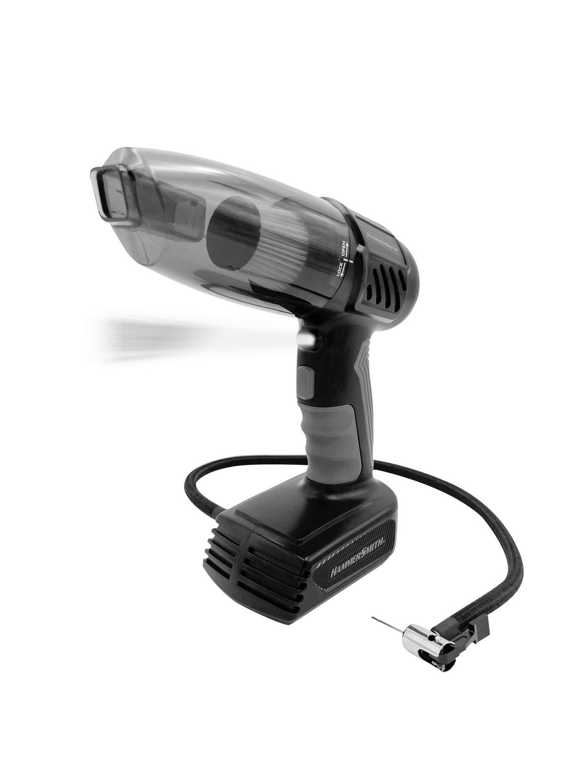 Akkumulátoros Kézi Porszívó Hammersmith Air Storm - fekete/zöld, Modern (21/26/9cm) - Mediashop