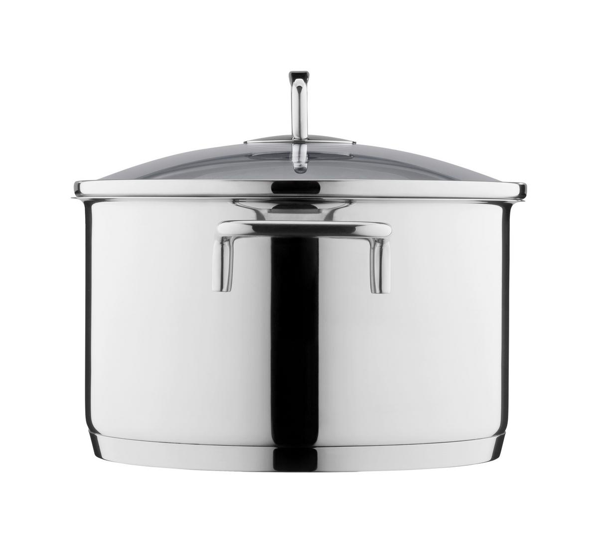 Kochtopfset Silit aus Edelstahl, 4-teilig - Glas/Metall - Silit