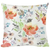 Kissenhülle Floral Multicolor ca. 45x45cm - Multicolor, Textil (45/45cm)