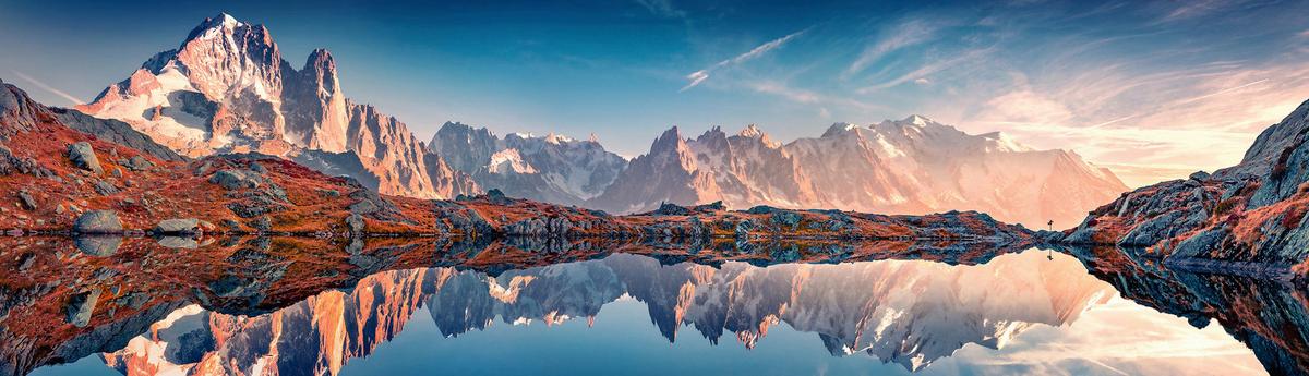 OBRAZ NA SZKLE AKRYLOWYM AC-LAO1074 - różnokolorowy, Natur, tworzywo sztuczne (50/180/1,70cm) - Euroart