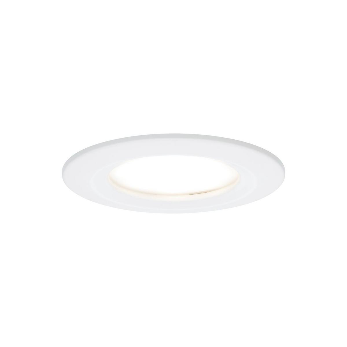LED-Deckenleuchte Nova max. 3x 6,5 Watt, 3-teilig - Alufarben/Weiß, Basics, Metall (7.8cm) - Paulmann