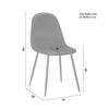 STOL LIO - svart, Modern, metall/trä (43/86/55cm) - Bessagi Home