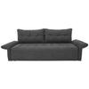 Canapea Bigsofa PASCAL - maro închis, Basics, plastic/lemn (221/91/107cm) - Modern Living