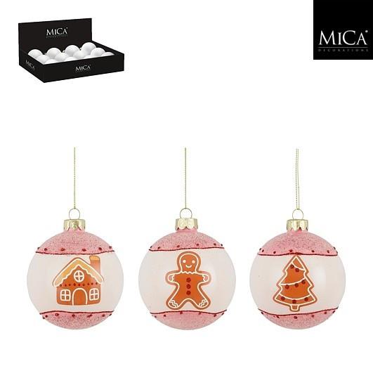 Kroglica Za Božično Jelko Medenjak - Moderno (8cm) - Mömax