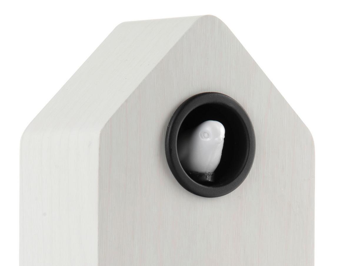 BUDZIK CUCKOO LED - biały, Basics, materiał drewnopochodny (6/9/15.5cm) - Karlsson