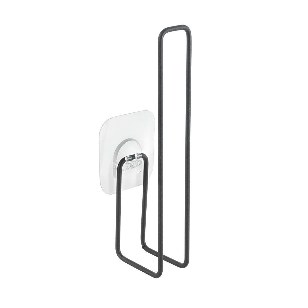 Wc-papír Tartó Lava - fekete, fém (3,5/20/6cm) - Metaltex