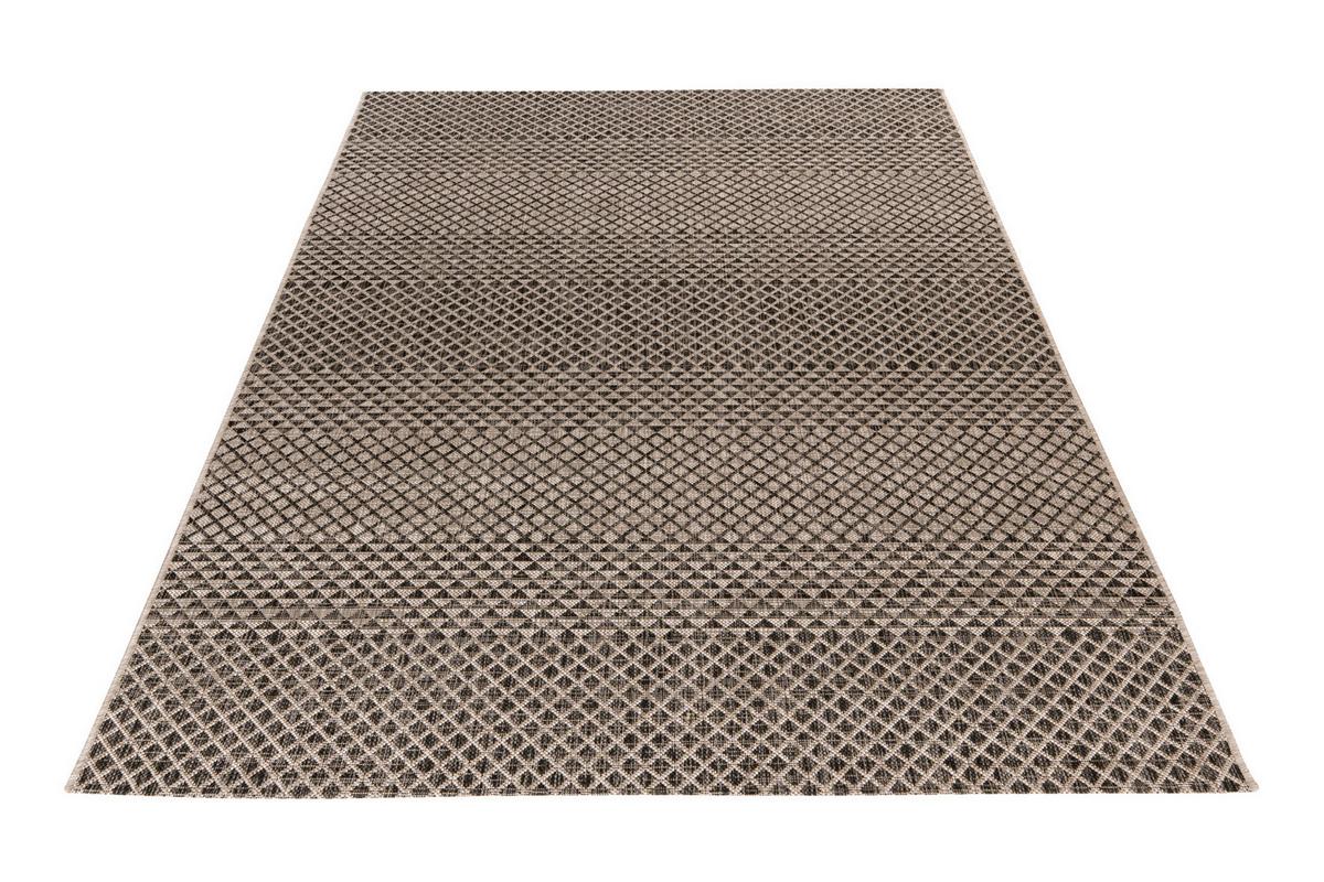 OUTDOORTEPPICH MY NORDIC - Graubraun/Grau, Design, Textil (80/150cm) - Novel