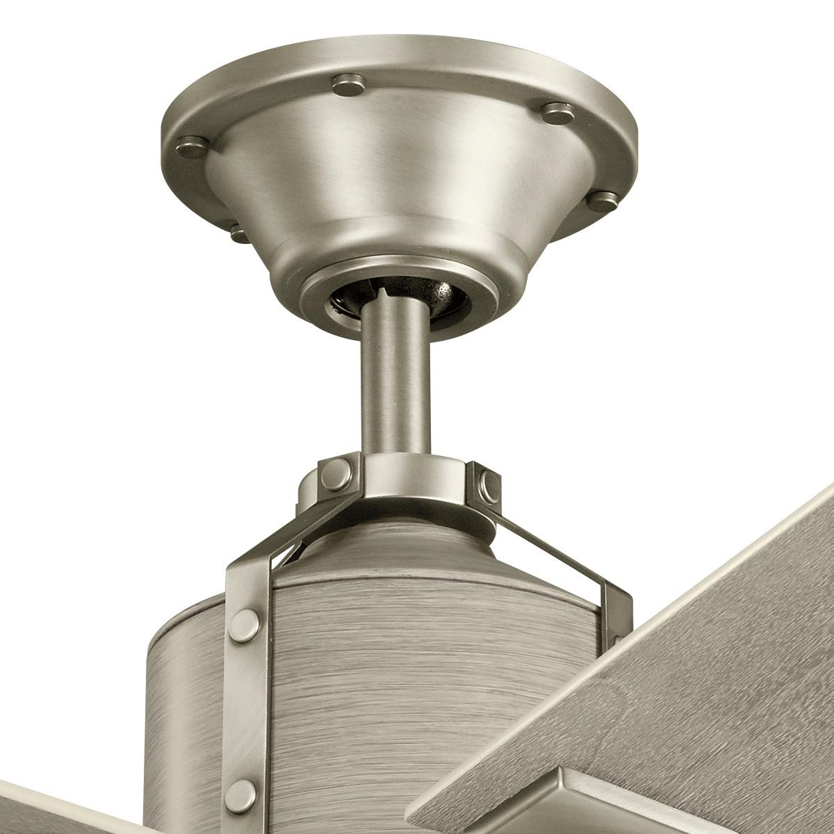 Stropni Ventilator Klf-Colerne-52-Bn - boje oraha/boje nikla, Basics, staklo/drvo (132/43cm)