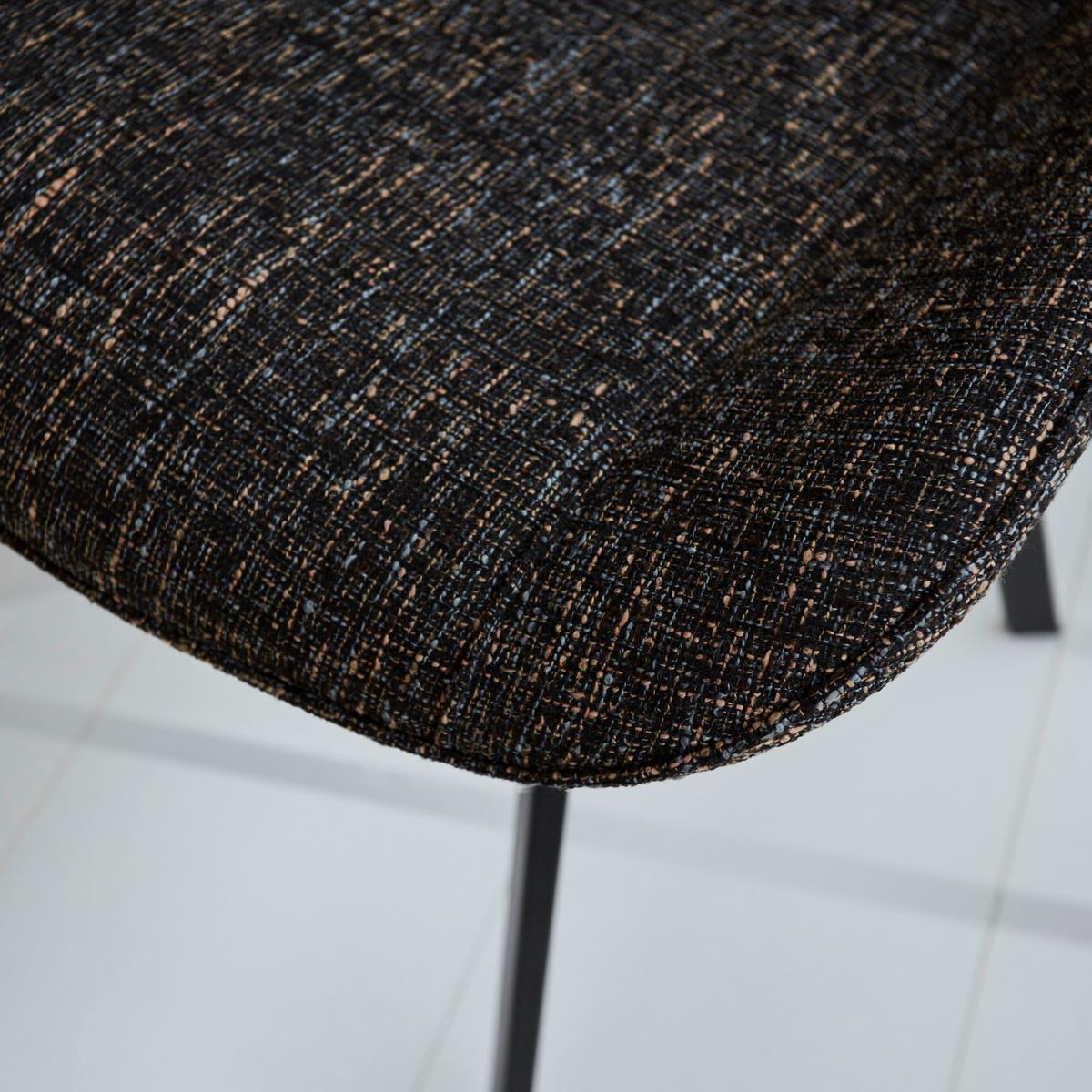 Stuhl-Set Samuel ca. 53x87 cm 2er-Set Schwarz - Schwarz, Design, Textil (53/87/63cm) - MID.YOU