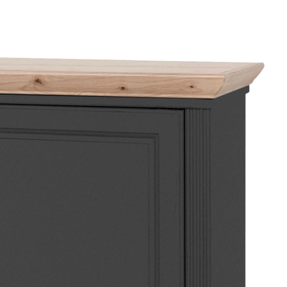 Komoda Jasmin Ii - boje grafita/hrast Artisan, Lifestyle, drvni materijal/metal (164/90/41cm) - Modern Living