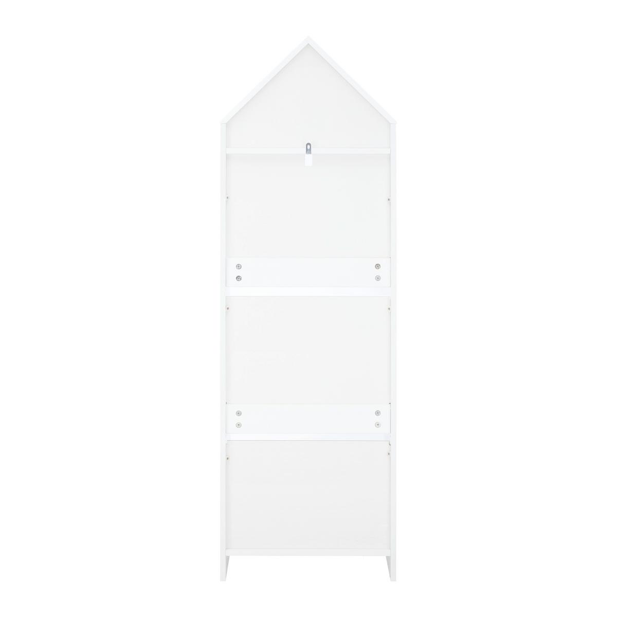 Regal für Kinder, weiß, "Lia" - Weiß, MODERN (47/150/30cm) - Bessagi Kids