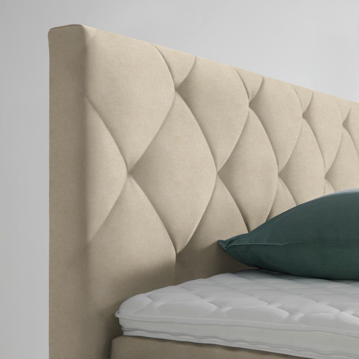 Boxspringbett Adele Sahara ca. 160x200cm - Sahara, KONVENTIONELL, Holz/Holzwerkstoff (160/200cm) - Mömax