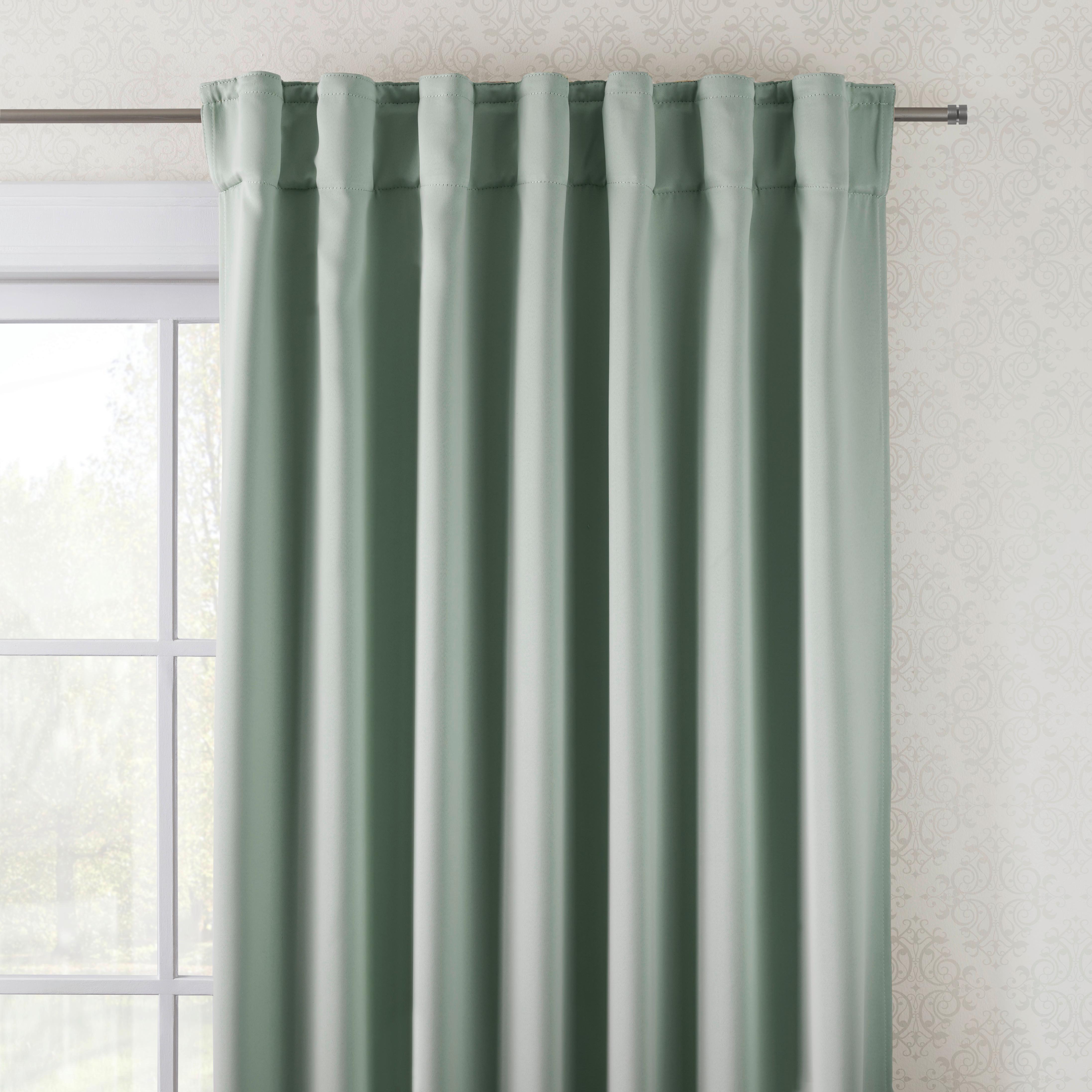 Verdunkelungsvorhang Riccardo in Hellgrün ca. 140x245cm - Hellgrün, MODERN, Textil (140/245cm) - Premium Living