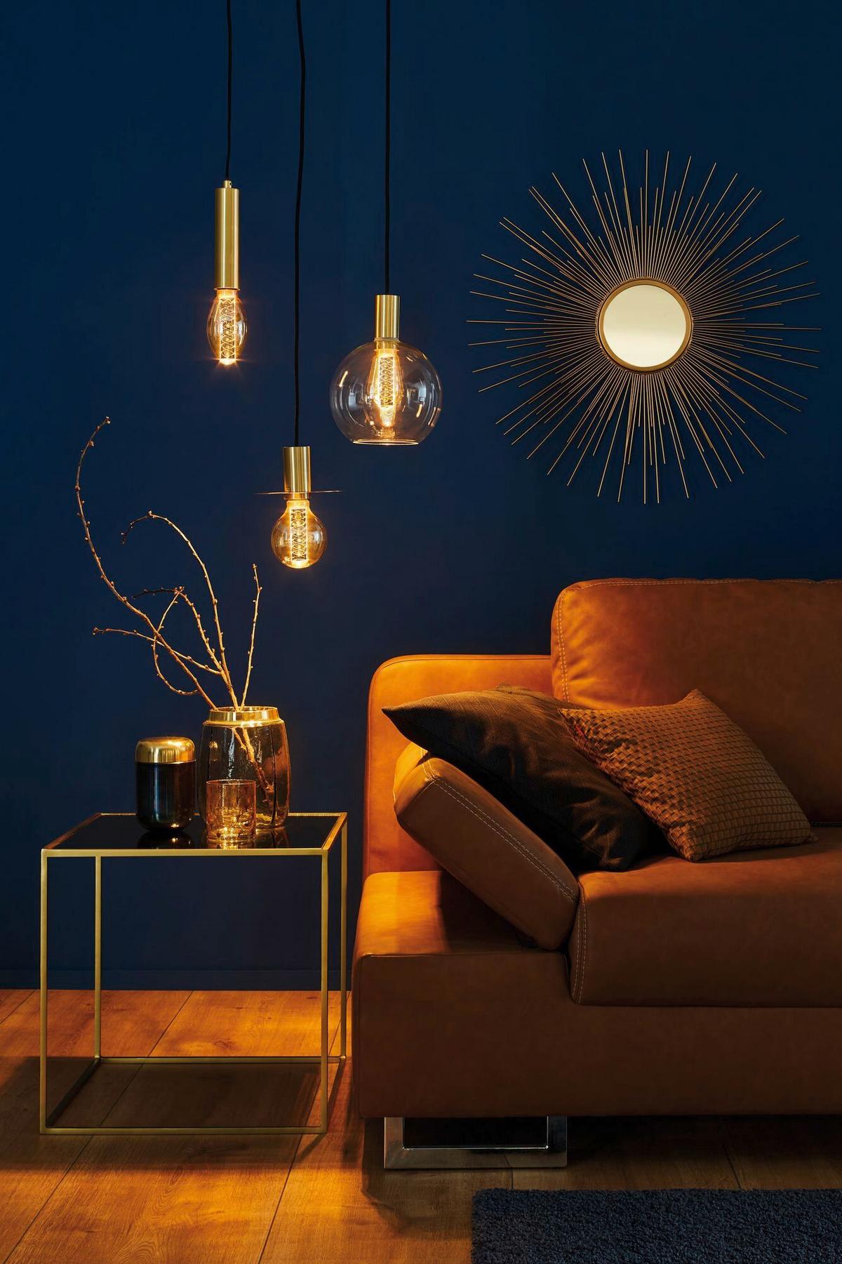 Hängeleuchte Kine in Messingfarben max. 60 Watt - Basics (10/150cm) - Paulmann