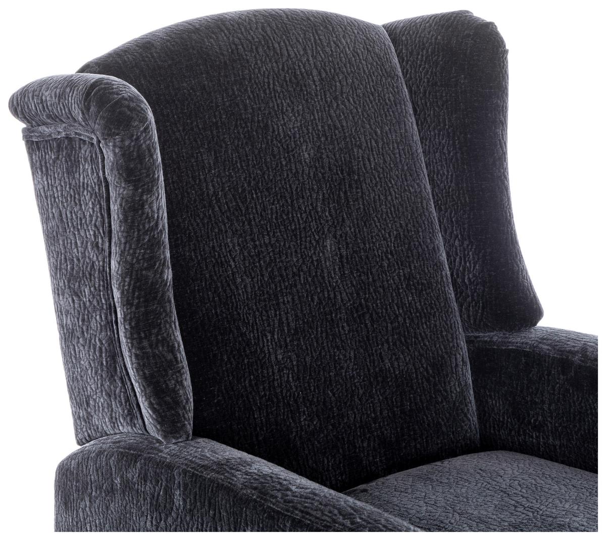 Relaxsessel Cosy Schwarz - Schwarz, MODERN, Holz/Textil (68/104/87cm) - Mömax