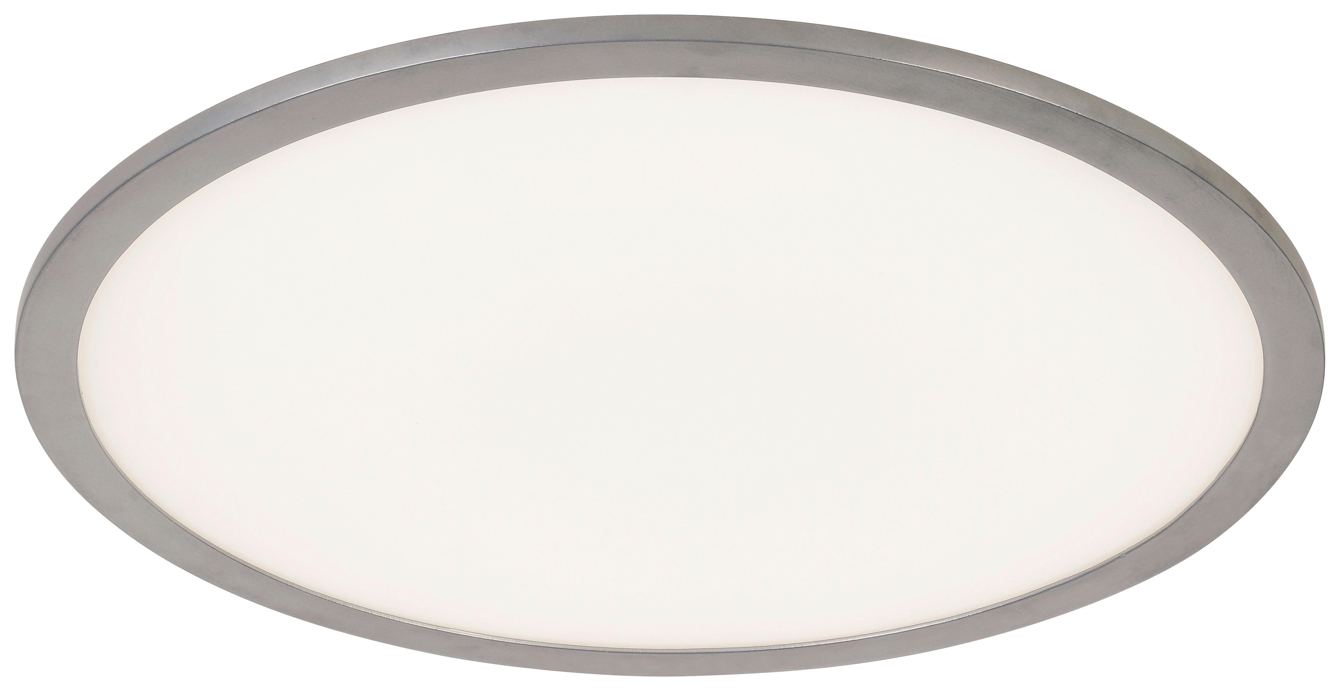 Stropna Led-svetilka Imo - srebrne barve/bela, Romantika, kovina/umetna masa (40/5cm) - Modern Living