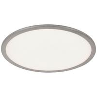 Stropna Led-svetilka Imo - srebrne barve/bela, Romantika, kovina/umetna masa (40/5cm) - Modern Living