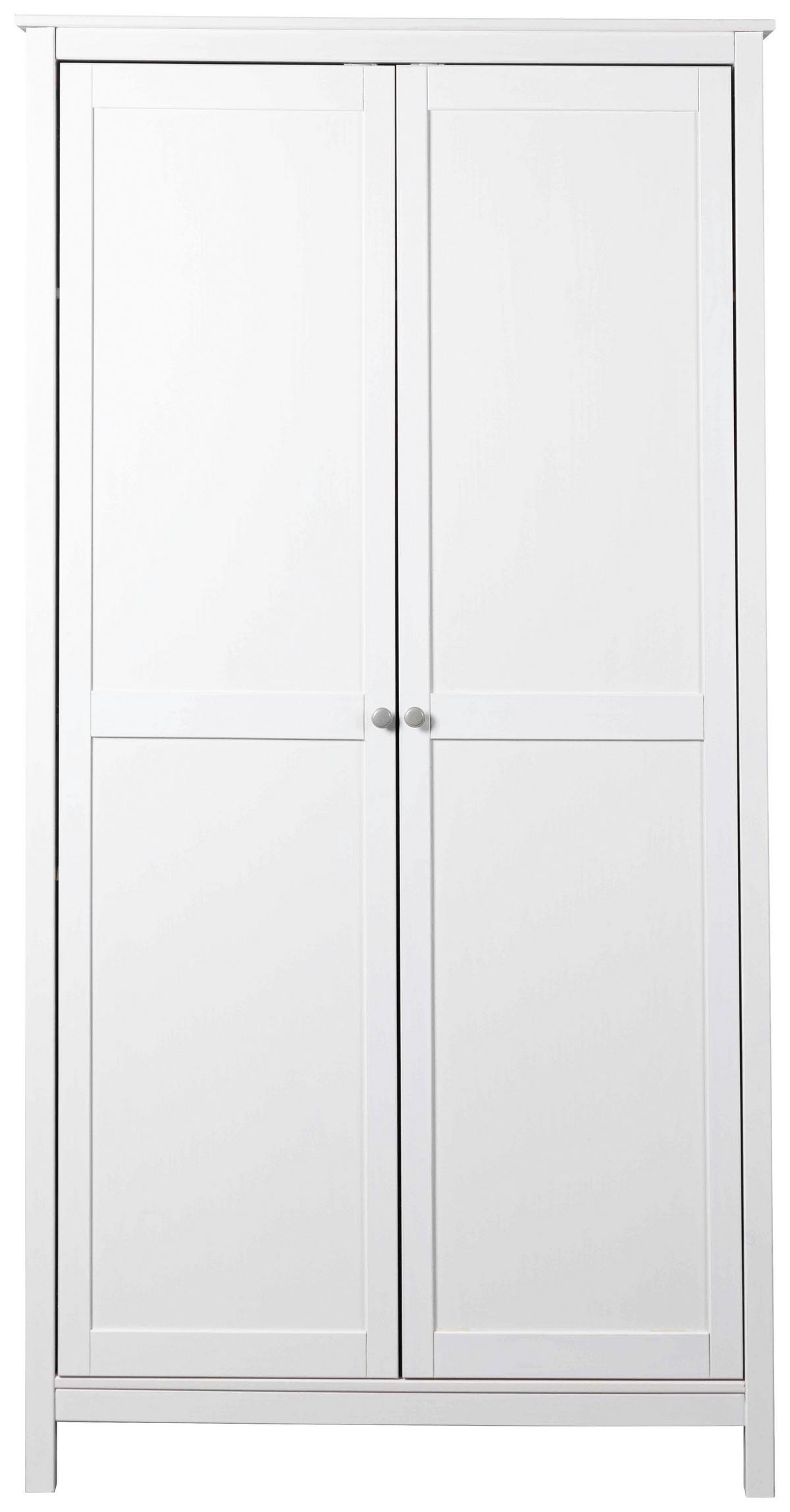 Einzelzimmer TILL 90 in Echtholz Kiefer, Weiß - Weiß/Naturfarben, MODERN, Holz - MID.YOU