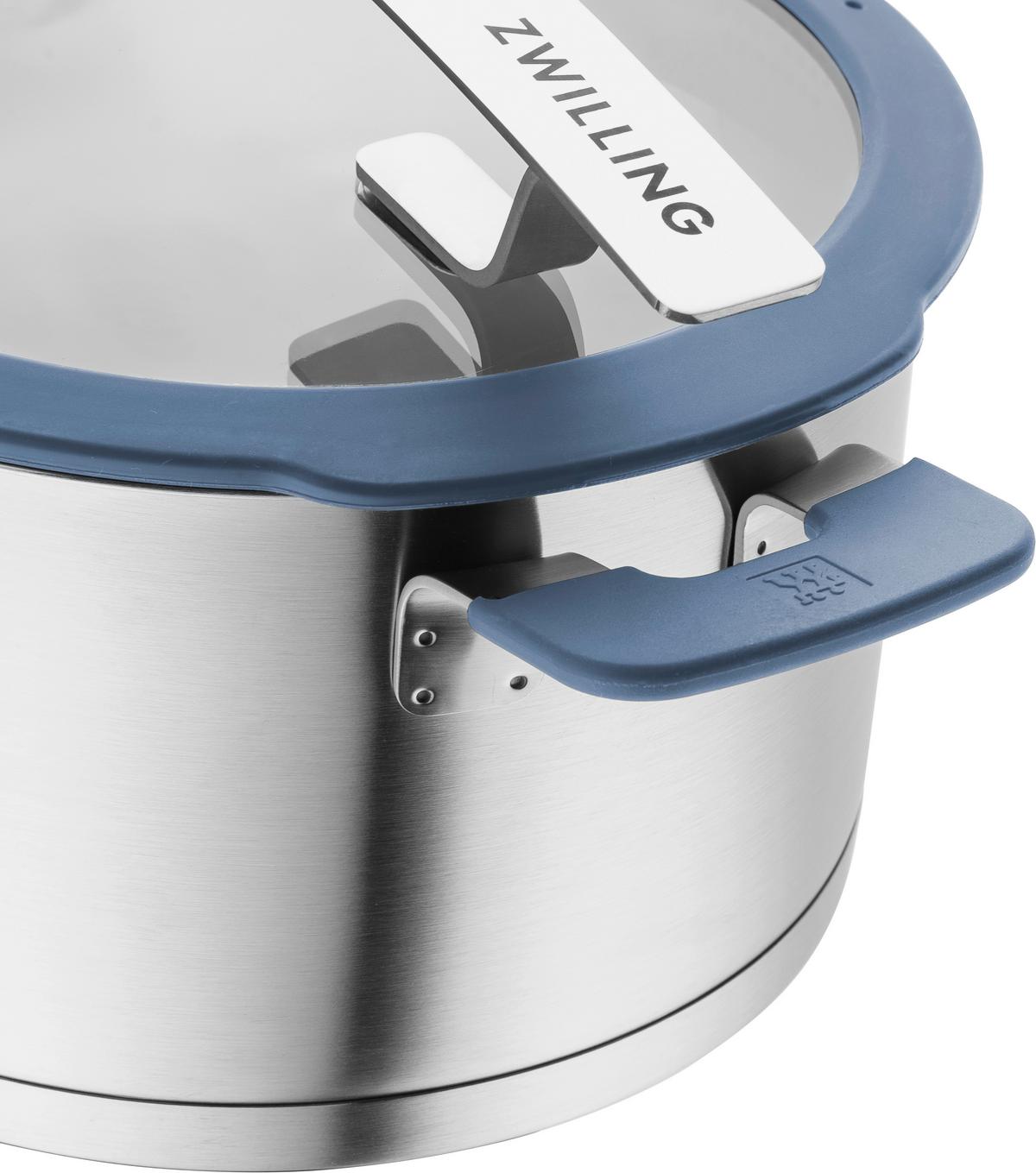 ZESTAW GARNKÓW 1029887 ZWILLING - pastelowy błękit, metal/szkło - Zwilling