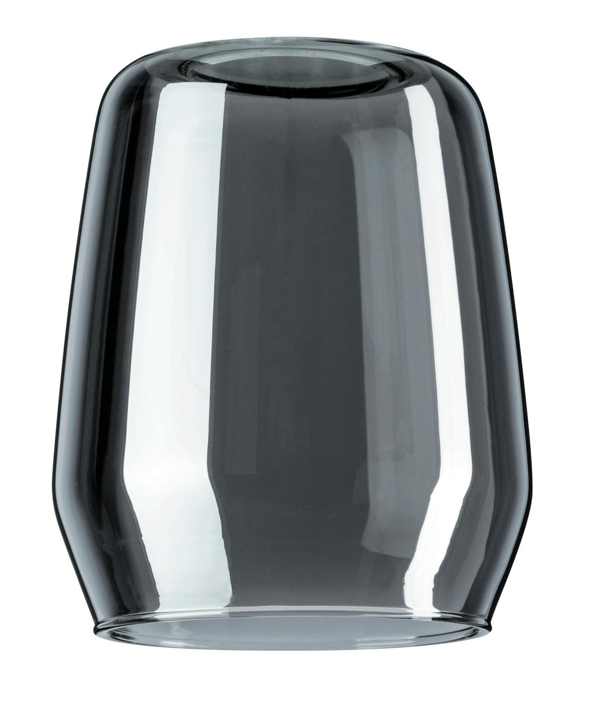 Schienensystem-Leuchtenschirm Vento in Grau Ø ca. 8cm - Grau, Design, Glas (8/9,5cm) - Paulmann