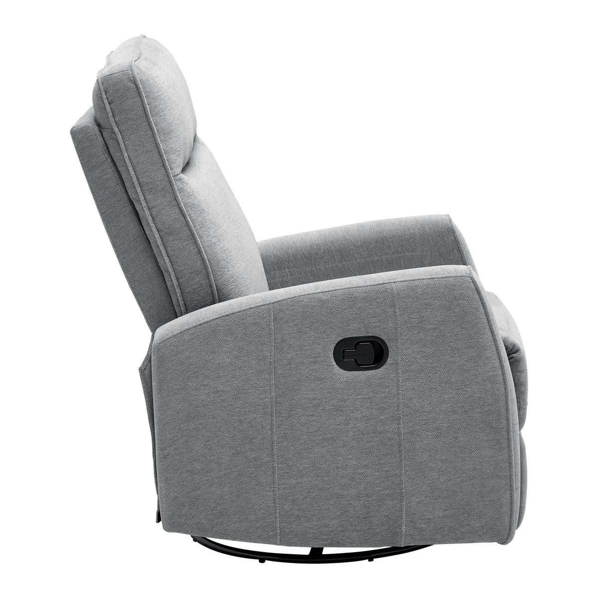 Relaxsessel Melinda Grau - Schwarz/Grau, KONVENTIONELL, Holz/Kunststoff (76/103/96cm) - Mömax